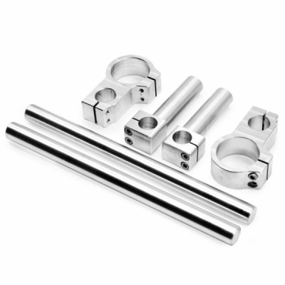 Clip-ons Handle Bar Movable Fully Adjustable 50mm Stunt Risers Steering Track