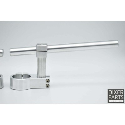 Clip-ons Handle Bar Movable Fully Adjustable 50mm Stunt Risers Steering Track
