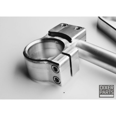 Aluminum CLIP-ON – 43mm – stunt – racetrack – gymkhana (Honda CBR 600 F4i)