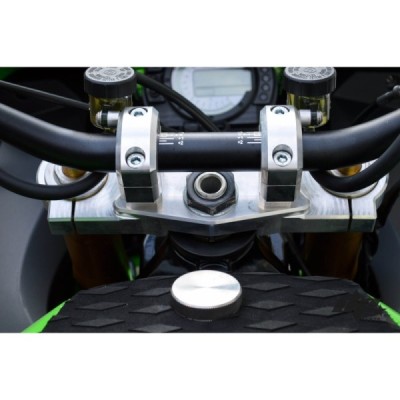 Top Triple Tree Clamp +28,6mm Risers Kawasaki ZX6R 636 (03-04) Stunt Upper Forks
