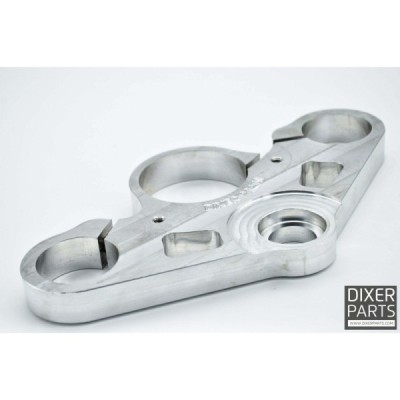 Upper triple tree clamp (yoke) BMW K1 K100 (91-92) K1100 (92-02) RS RT LT cafe racer – for a 62 mm speedometer