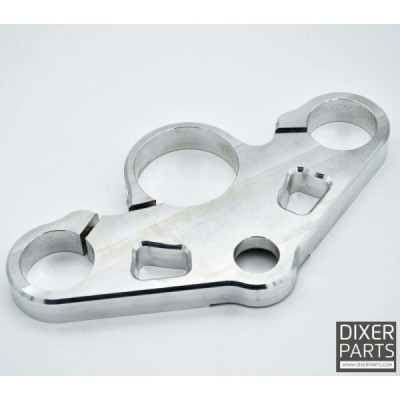 Upper triple tree clamp (yoke) BMW K1 K100 (91-92) K1100 (92-02) RS RT LT cafe racer – for a 62 mm speedometer
