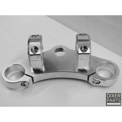 Upper triple tree clamp (yoke) BMW K1 K100 (91-92) K1100 (92-02) RS RT LT cafe racer – full + risers for a 22mm handlebar