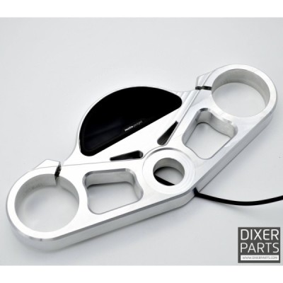 Upper triple tree clamp (yoke) BMW K75 K100 K1100 for the BMW S1000RR suspension – cafe racer + Motogadget PRO
