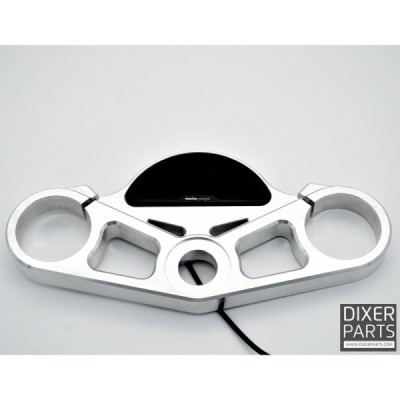 Upper triple tree clamp (yoke) BMW K75 K100 K1100 for the BMW S1000RR suspension – cafe racer + Motogadget PRO