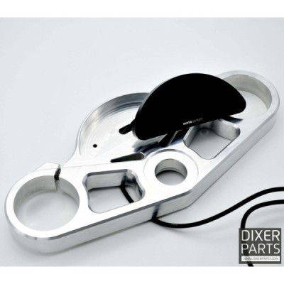 Upper triple tree clamp (yoke) BMW K75 K100 K1100 for the BMW S1000RR suspension – cafe racer + Motogadget PRO