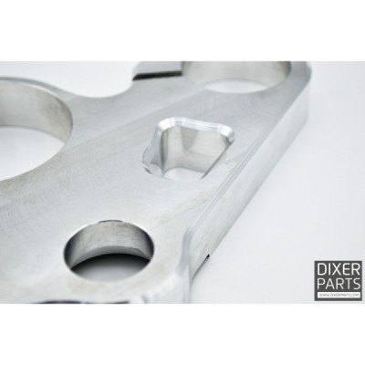 Upper triple tree clamp (yoke) BMW K75 K100 RS RT LT (82-91) cafe racer – for a 62mm speedometer