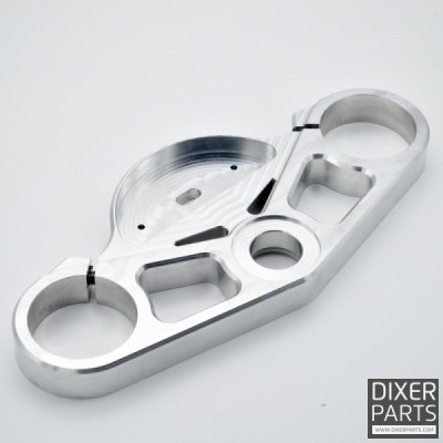 Upper triple tree clamp (yoke) BMW K75 K100 K1100 for the BMW S1000RR suspension – cafe racer