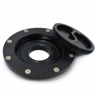 Black Fuel Filler Aircraft Cap Gas Cover BMW K75 K100 K1100 Cafe Racer Scrambler