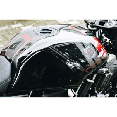 Black Fuel Filler Aircraft Cap Gas Cover BMW K75 K100 K1100 Cafe Racer Scrambler