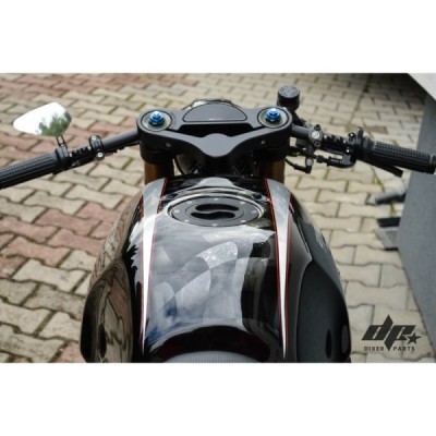Black Fuel Filler Aircraft Cap Gas Cover BMW K75 K100 K1100 Cafe Racer Scrambler