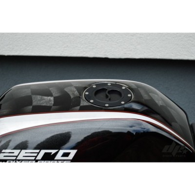 Black Fuel Filler Aircraft Cap Gas Cover BMW K75 K100 K1100 Cafe Racer Scrambler