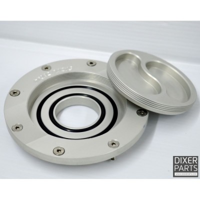 Silver fuel filler cap BMW K75 K100 K1100 cafe racer scrambler