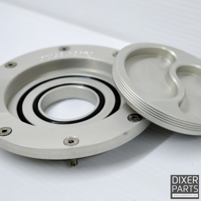 Silver fuel filler cap BMW K75 K100 K1100 cafe racer scrambler
