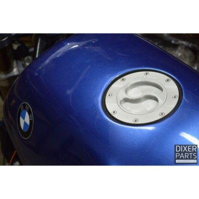 Silver fuel filler cap BMW K75 K100 K1100 cafe racer scrambler