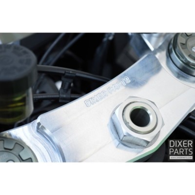 Reinforced upper triple tree clamp + 28,6mm risers Kawasaki ZX6R 636 (09-12) – stunt