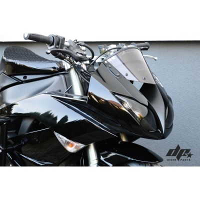 Reinforced upper triple tree clamp + 28,6mm risers Kawasaki ZX6R 636 (09-12) – stunt