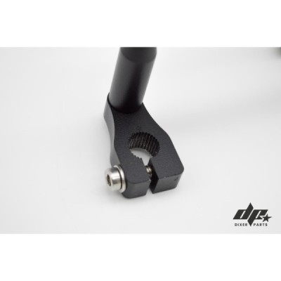 Front sets – driver’s footrest – MODEL 1B (long, black) BMW K100 K75 K1100 cafe racer scrambler