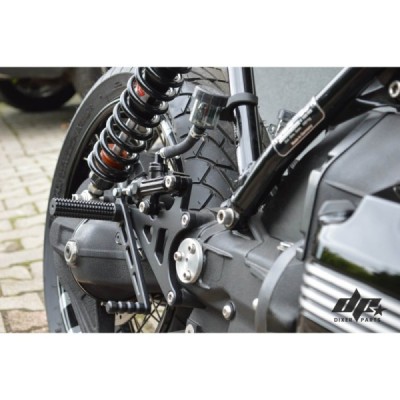 Front sets – driver’s footrest – MODEL 1B (long, black) BMW K100 K75 K1100 cafe racer scrambler