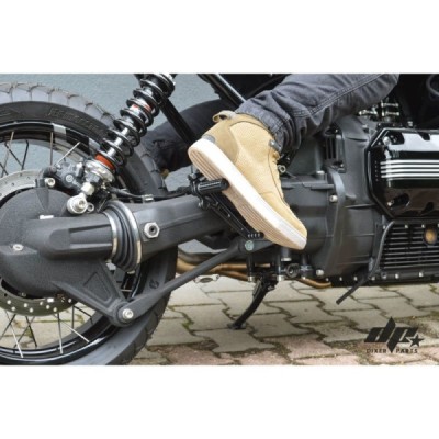 Front sets – driver’s footrest – MODEL 1B (long, black) BMW K100 K75 K1100 cafe racer scrambler