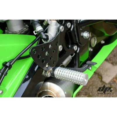 Front Rear Sets Forward Driver’sFootrest – Kawasaki ZX6R 636 (03-04) Stunt Pegs