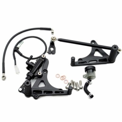 Front Rear Sets Driver’s Footrest (short, black) BMW K100 K75 K1100 Cafe Racer