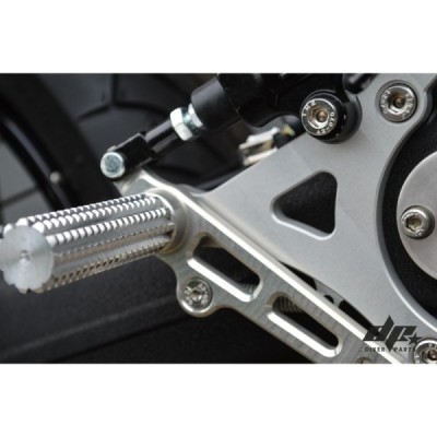 Front Rear Sets Driver’s Footrest (short, silver) BMW K100 K75 K1100 Cafe Racer
