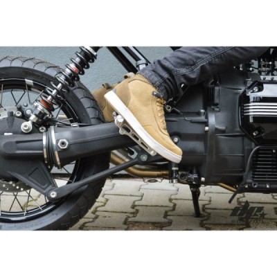 Front Rear Sets Driver’s Footrest (short, silver) BMW K100 K75 K1100 Cafe Racer