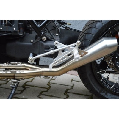 Front Rear Sets Driver’s Footrest (short, silver) BMW K100 K75 K1100 Cafe Racer