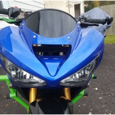 Front Steel Stunt Stay Upper Bracket Windshield Kawasaki ZX6R 636 (03-04) Stunt