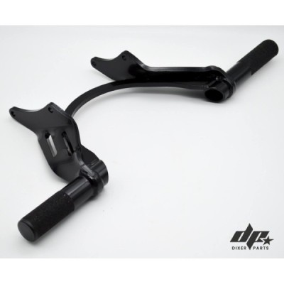 Rear Sets Footrests Subcage Kawasaki ZX6R 636 (05-06) Stunt Controls Sub-cage