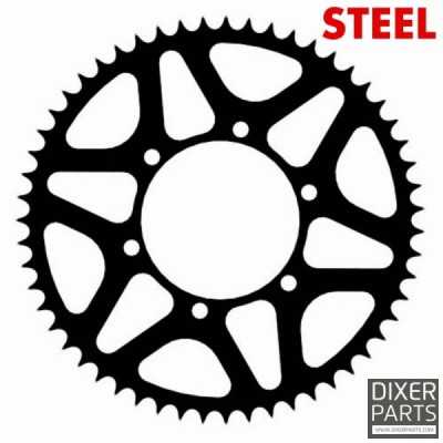 Steel stunt sprocket 55t-525 for Suzuki GSX-R 600 (01-10) 750 (04-10) GSR (06-17)