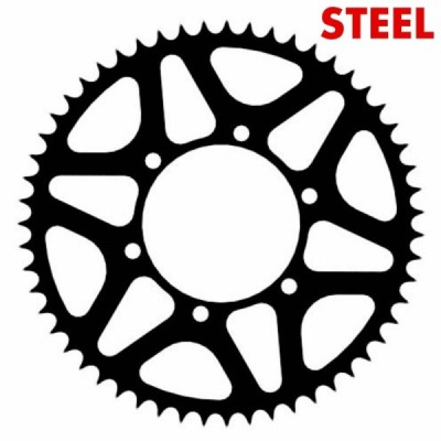 Steel stunt sprocket 55t-525 for Honda CBR 600F F4i FS PC35 (01-07) 600RR (03-23) PC37 PC40