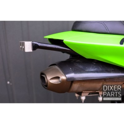 Steel scrape bar – 12 o’clock – Kawasaki ZX6R 636 (2005-2006) – stunt