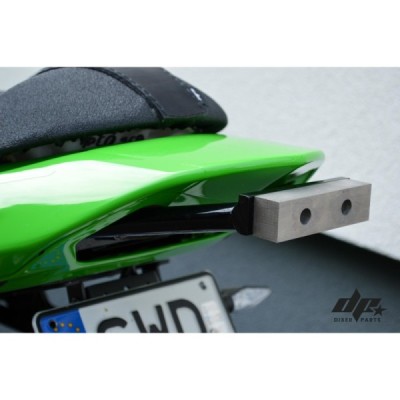 Steel Scrape bar 12 O’clock Kawasaki ZX6R 636 (03-04) Stunt Wheelie Round Titan