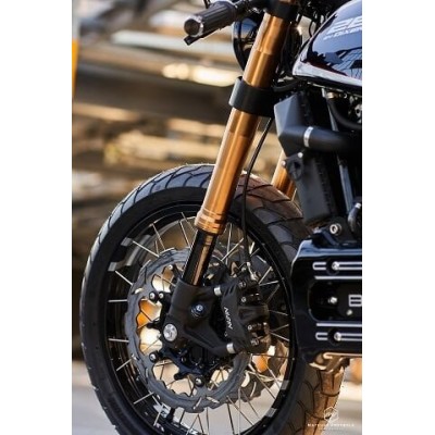Radiator Side Extras Finishes Emblems Details BMW K100 K1100 Cafe Racer Boober