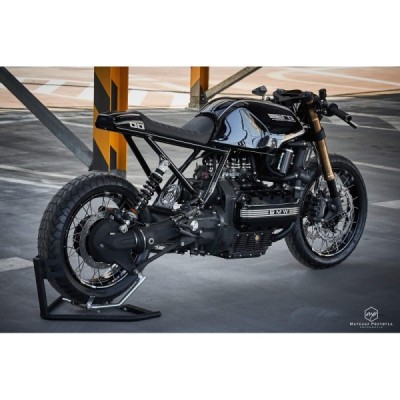 Radiator Side Extras Finishes Emblems Details BMW K100 K1100 Cafe Racer Boober