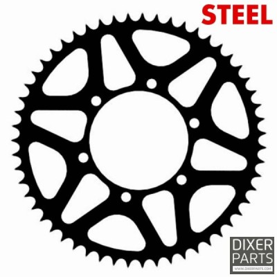 Steel stunt sprocket 55t-525 for Honda CBR 600F F4i FS PC35 (01-07) 600RR (03-23) PC37 PC40