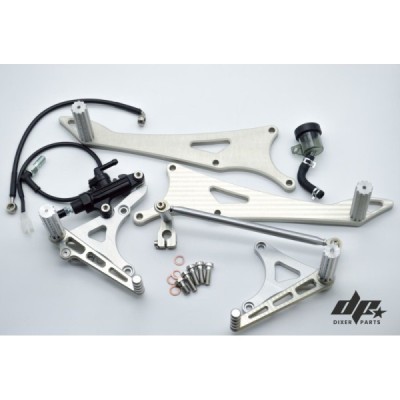 Front + rear sets – DUAL footrest BMW K100 K75 K1100 cafe racer scrambler