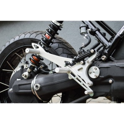 Front + rear sets – DUAL footrest BMW K100 K75 K1100 cafe racer scrambler