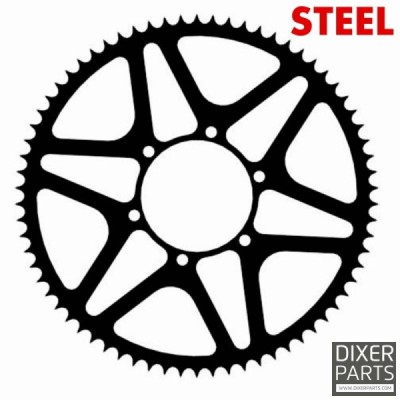 Steel stunt sprocket 70t-525 for Yamaha R6 (03-18) FZ7 MT-07 (14-22) Suzuki GSXR 600 750 (11-19)