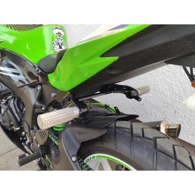 Rear Sets Footrests Subcage Kawasaki ZX6R 636 (2013-2023) Stunt Controls Sub-cage