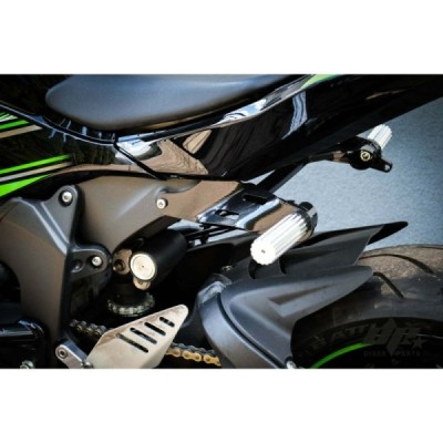 Rear Sets Footrests Subcage Kawasaki ZX6R 636 (2013-2023) Stunt Controls Sub-cage