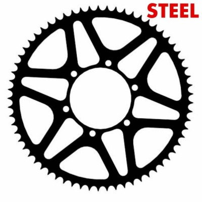 Steel stunt sprocket 65t-525 for Yamaha R6 (03-18) FZ7 MT-07 (14-22) Suzuki GSXR 600 750 (11-19)