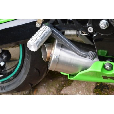 Short Exhaust Muffler Kawasaki ZX6R 636 (03-04) Stunt Drift Upgrade Tail Pipes
