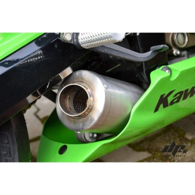 Short Exhaust Muffler Kawasaki ZX6R 636 (03-04) Stunt Drift Upgrade Tail Pipes