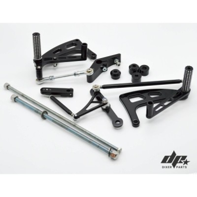 Front sets – driver’s footrest – Honda CX500 cafe racer scrambler-black