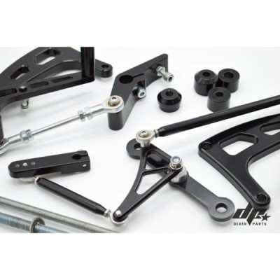 Front sets – driver’s footrest – Honda CX500 cafe racer scrambler-black