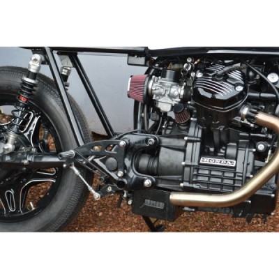 Front sets – driver’s footrest – Honda CX500 cafe racer scrambler-black