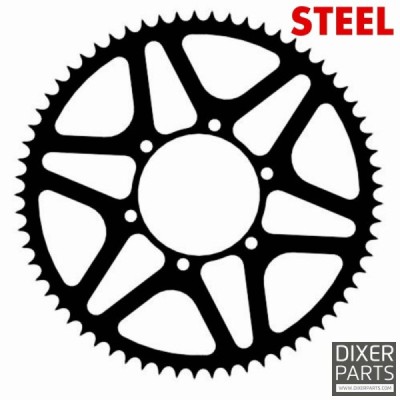 Steel stunt sprocket 65t-530 for Yamaha R1 (98-08) R6 (03-18) FZ1 CB1300 Suzuki GSXR 1000 (09-16)